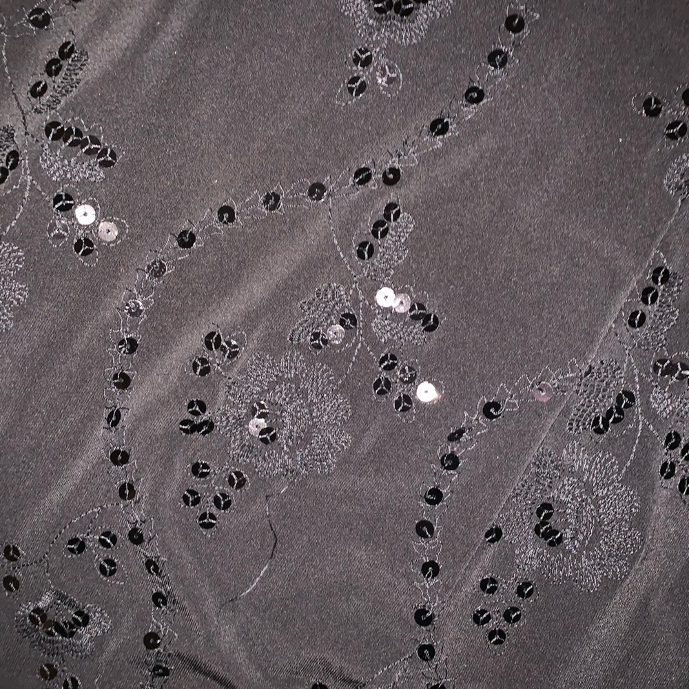 Black Dress with sparkles Sz L - Picture 3 of 6